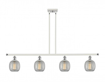 Belfast - 4 Light - 48 inch - White Polished Chrome - Stem hung - Island Light (3442|516-4I-WPC-G105)