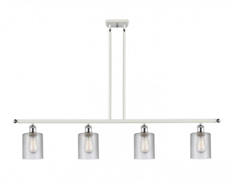 Cobbleskill - 4 Light - 48 inch - White Polished Chrome - Stem hung - Island Light (3442|516-4I-WPC-G112-LED)