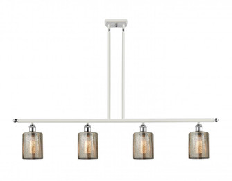 Cobbleskill - 4 Light - 48 inch - White Polished Chrome - Stem hung - Island Light (3442|516-4I-WPC-G116)