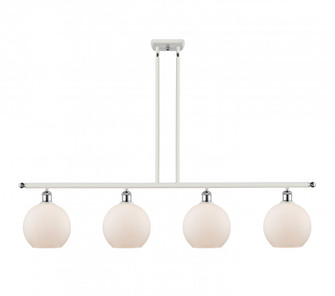 Athens - 4 Light - 48 inch - White Polished Chrome - Stem hung - Island Light (3442|516-4I-WPC-G121-LED)