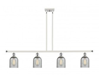 Caledonia - 4 Light - 48 inch - White Polished Chrome - Stem hung - Island Light (3442|516-4I-WPC-G257-LED)