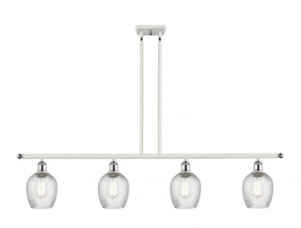 Salina - 4 Light - 48 inch - White Polished Chrome - Stem hung - Island Light (3442|516-4I-WPC-G292-LED)