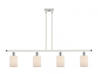 Hadley - 4 Light - 48 inch - White Polished Chrome - Stem hung - Island Light (3442|516-4I-WPC-G341-LED)