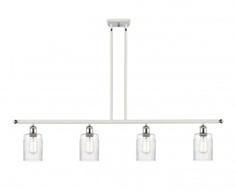 Hadley - 4 Light - 48 inch - White Polished Chrome - Stem hung - Island Light (3442|516-4I-WPC-G342-LED)