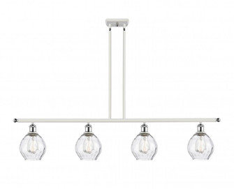Waverly - 4 Light - 48 inch - White Polished Chrome - Stem hung - Island Light (3442|516-4I-WPC-G362-LED)