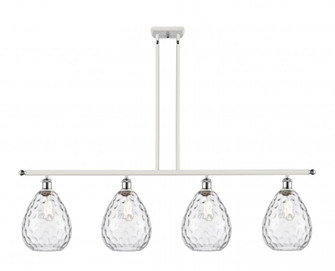 Waverly - 4 Light - 48 inch - White Polished Chrome - Stem hung - Island Light (3442|516-4I-WPC-G372-LED)
