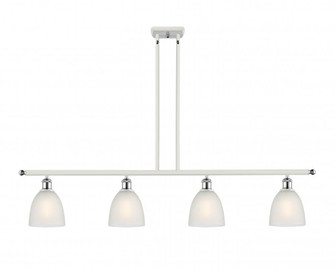 Castile - 4 Light - 48 inch - White Polished Chrome - Stem hung - Island Light (3442|516-4I-WPC-G381)