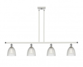 Castile - 4 Light - 48 inch - White Polished Chrome - Stem hung - Island Light (3442|516-4I-WPC-G382-LED)