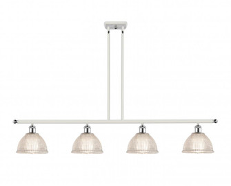 Arietta - 4 Light - 48 inch - White Polished Chrome - Stem hung - Island Light (3442|516-4I-WPC-G422-LED)