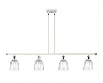 Brookfield - 4 Light - 48 inch - White Polished Chrome - Stem hung - Island Light (3442|516-4I-WPC-G442-LED)