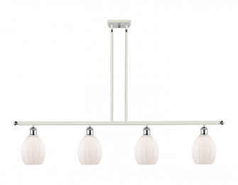 Eaton - 4 Light - 48 inch - White Polished Chrome - Stem hung - Island Light (3442|516-4I-WPC-G81)