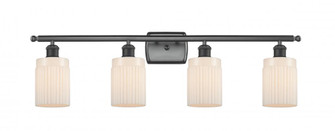 Hadley - 4 Light - 35 inch - Matte Black - Bath Vanity Light (3442|516-4W-BK-G341-LED)