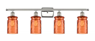 Candor 4 Light Bath Vanity Light (3442|516-4W-PN-G352-TUR-LED)