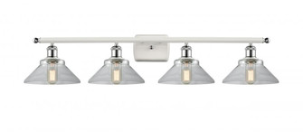 Orwell - 4 Light - 38 inch - White Polished Chrome - Bath Vanity Light (3442|516-4W-WPC-G132)