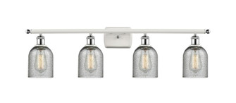 Caledonia - 4 Light - 35 inch - White Polished Chrome - Bath Vanity Light (3442|516-4W-WPC-G257)