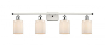 Hadley - 4 Light - 35 inch - White Polished Chrome - Bath Vanity Light (3442|516-4W-WPC-G341)