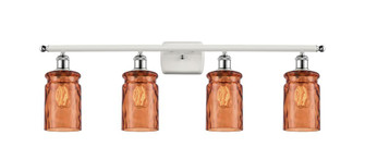 Candor 4 Light Bath Vanity Light (3442|516-4W-WPC-G352-TUR)