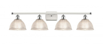 Arietta - 4 Light - 38 inch - White Polished Chrome - Bath Vanity Light (3442|516-4W-WPC-G422-LED)