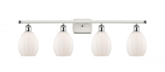 Eaton - 4 Light - 36 inch - White Polished Chrome - Bath Vanity Light (3442|516-4W-WPC-G81)