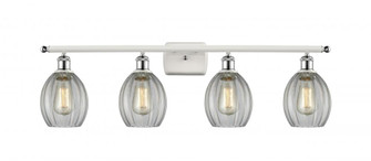 Eaton - 4 Light - 36 inch - White Polished Chrome - Bath Vanity Light (3442|516-4W-WPC-G82)