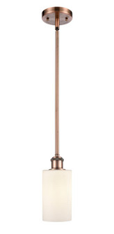 Clymer - 1 Light - 4 inch - Antique Copper - Mini Pendant (3442|516-1S-AC-G801-LED)