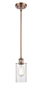Clymer - 1 Light - 4 inch - Antique Copper - Mini Pendant (3442|516-1S-AC-G802-LED)