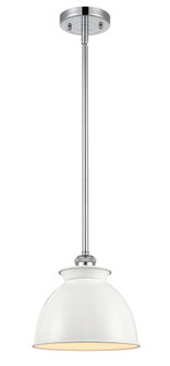 Adirondack - 1 Light - 8 inch - Polished Chrome - Mini Pendant (3442|516-1S-PC-M14-W-LED)