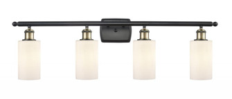 Clymer - 4 Light - 34 inch - Black Antique Brass - Bath Vanity Light (3442|516-4W-BAB-G801-LED)