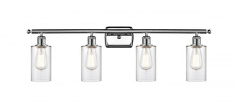 Clymer - 4 Light - 34 inch - Polished Chrome - Bath Vanity Light (3442|516-4W-PC-G802-LED)