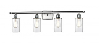 Clymer - 4 Light - 34 inch - Brushed Satin Nickel - Bath Vanity Light (3442|516-4W-SN-G802-LED)