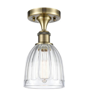 Brookfield - 1 Light - 6 inch - Antique Brass - Semi-Flush Mount (3442|516-1C-AB-G442)