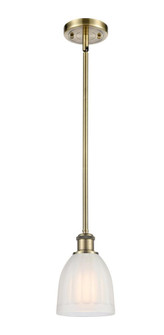 Brookfield - 1 Light - 6 inch - Antique Brass - Mini Pendant (3442|516-1S-AB-G441-LED)