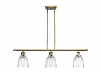 Brookfield - 3 Light - 36 inch - Antique Brass - Cord hung - Island Light (3442|516-3I-AB-G442)