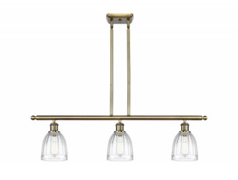 Brookfield - 3 Light - 36 inch - Antique Brass - Stem hung - Island Light (3442|516-3I-AB-G442)