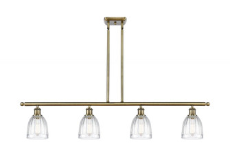 Brookfield - 4 Light - 48 inch - Antique Brass - Cord hung - Island Light (3442|516-4I-AB-G442)