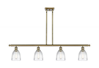 Brookfield - 4 Light - 48 inch - Antique Brass - Stem hung - Island Light (3442|516-4I-AB-G442-LED)