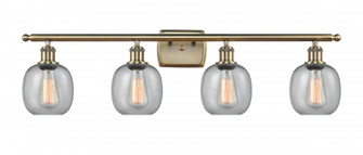Belfast - 4 Light - 36 inch - Antique Brass - Bath Vanity Light (3442|516-4W-AB-G104-LED)