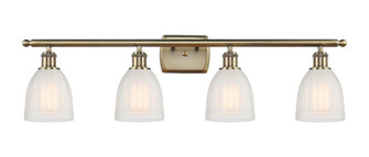 Brookfield - 4 Light - 36 inch - Antique Brass - Bath Vanity Light (3442|516-4W-AB-G441-LED)