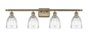 Brookfield - 4 Light - 36 inch - Antique Brass - Bath Vanity Light (3442|516-4W-AB-G442)