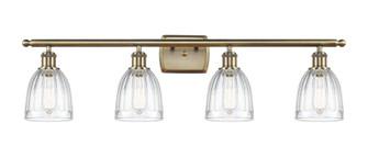 Brookfield - 4 Light - 36 inch - Antique Brass - Bath Vanity Light (3442|516-4W-AB-G442-LED)