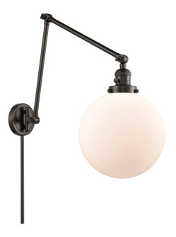 Beacon - 1 Light - 10 inch - Oil Rubbed Bronze -Adjustable Swing Arm (3442|238-OB-G201-10)
