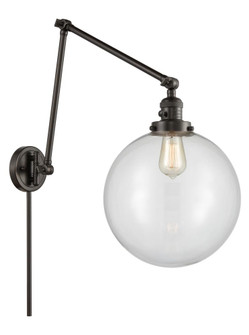 Beacon - 1 Light - 12 inch - Oil Rubbed Bronze -Adjustable Swing Arm (3442|238-OB-G202-12)