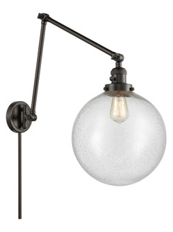 Beacon - 1 Light - 12 inch - Oil Rubbed Bronze -Adjustable Swing Arm (3442|238-OB-G204-12)