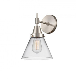 Cone - 1 Light - 8 inch - Satin Nickel - Sconce (3442|447-1W-SN-G42-LED)