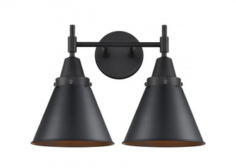 Appalachian - 2 Light - 17 inch - Matte Black - Bath Vanity Light (3442|447-2W-BK-M13-BK-LED)