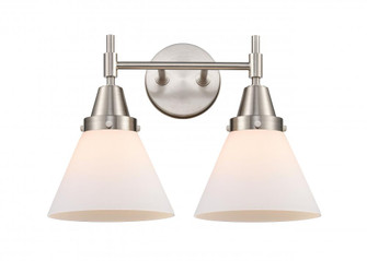 Cone - 2 Light - 17 inch - Satin Nickel - Bath Vanity Light (3442|447-2W-SN-G41-LED)