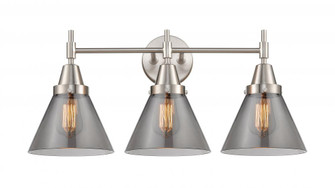 Cone - 3 Light - 26 inch - Satin Nickel - Bath Vanity Light (3442|447-3W-SN-G43)