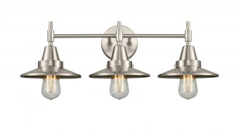Railroad - 3 Light - 26 inch - Satin Nickel - Bath Vanity Light (3442|447-3W-SN-M2-SN)