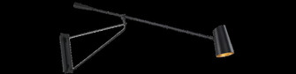 STYLUS 59IN WALL SPOT LIGHT (3612|BL-24959-BK/GO)