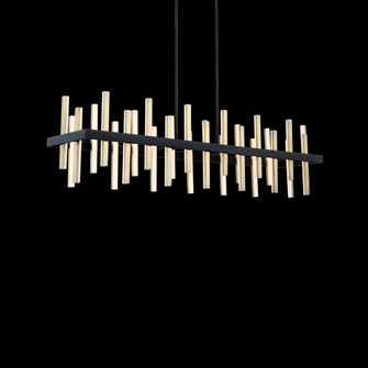 Harmonix Linear Pendant (3612|PD-87956-BK/AB)